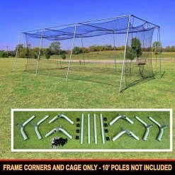 CIMARRON #24 Cage Net With 1.5-Inch DIY Frame Corner Kit