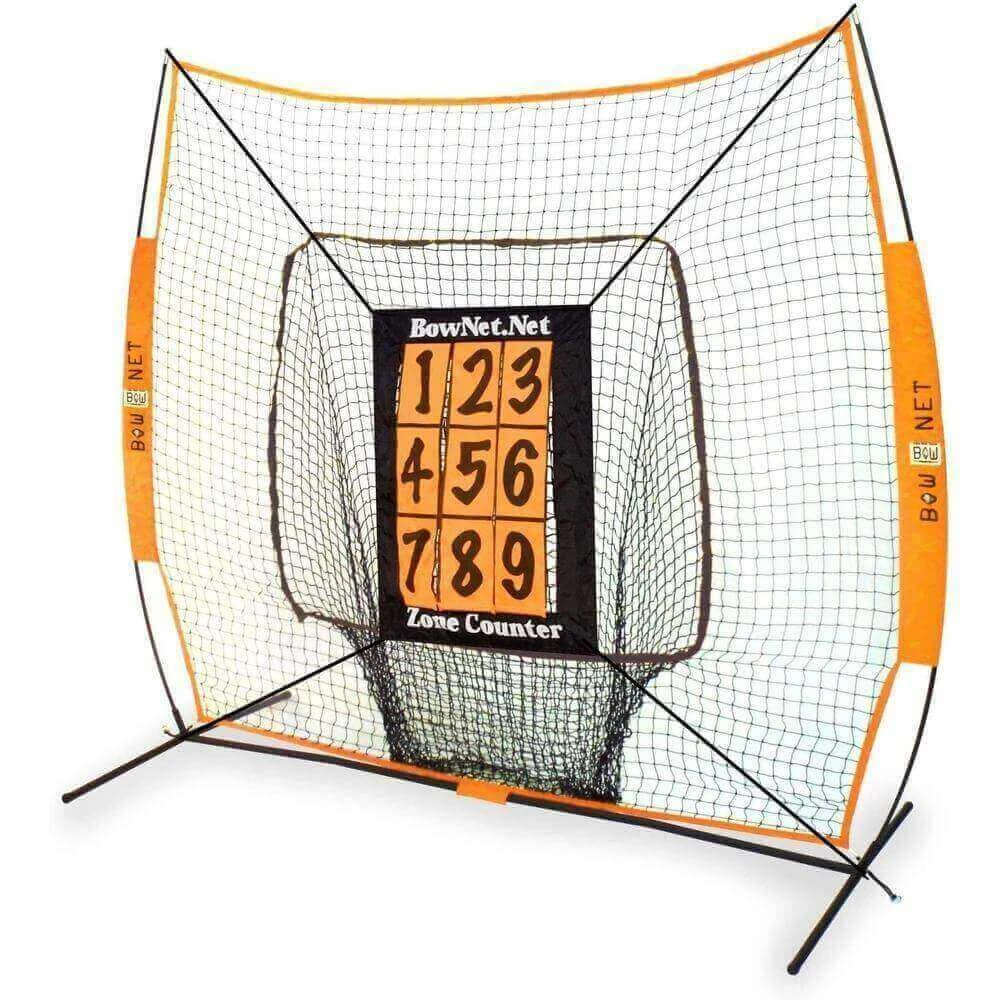 Portable 7'x7' Soft Toss X Practice Net By Bownet Sports - Image 4
