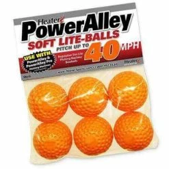 Heater PowerAlley 40 MPH Orange Lite Baseballs