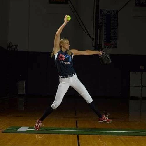 ProMounds Jennie Finch Softball Pitching Mat With Powerline